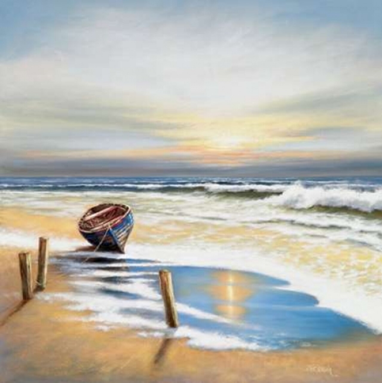 Boat on the shore Poster Print by Eric Erwin - Item # VARPDXEE200501